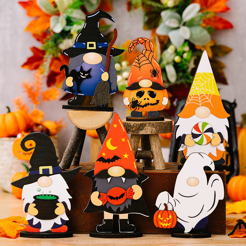 Halloween Decorations Wooden  Ornaments