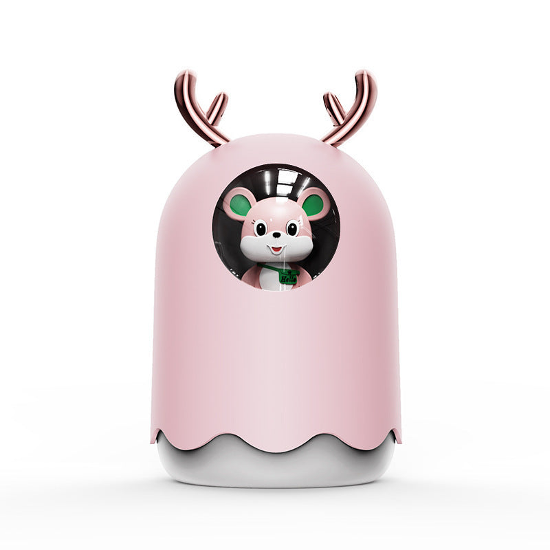 Mini Air Humidifier Machine With Lamp For Home