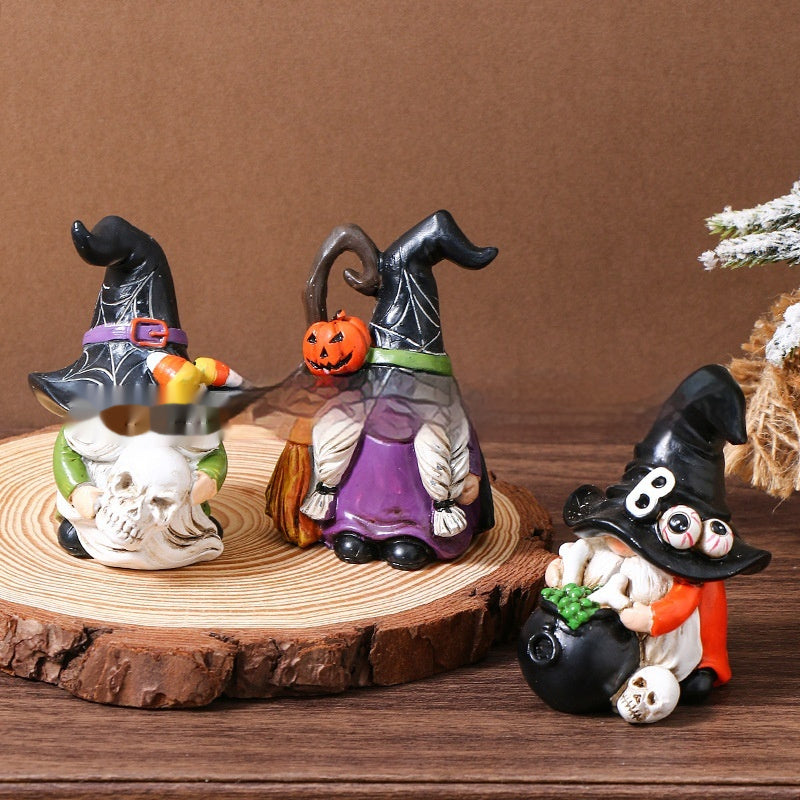 Dwarf Elf Helloween Resin Decorations
