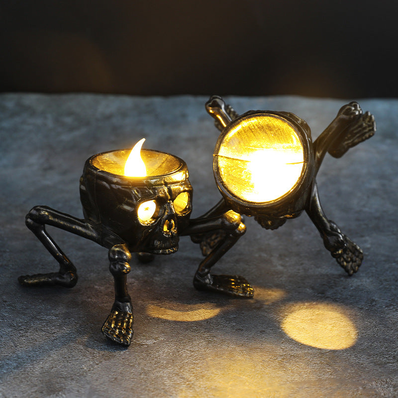 Halloween Skull Hand Lantern Atmosphere Decoration