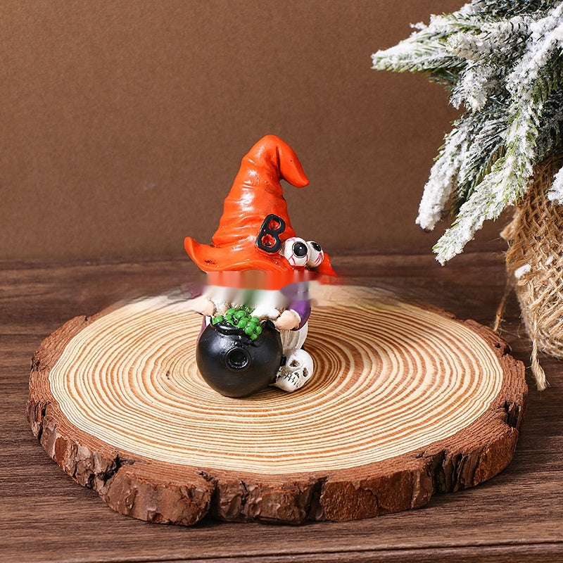 Dwarf Elf Helloween Resin Decorations