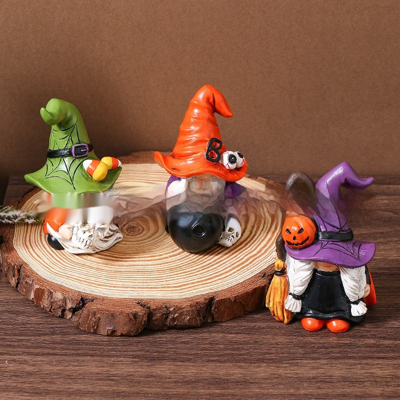 Dwarf Elf Helloween Resin Decorations