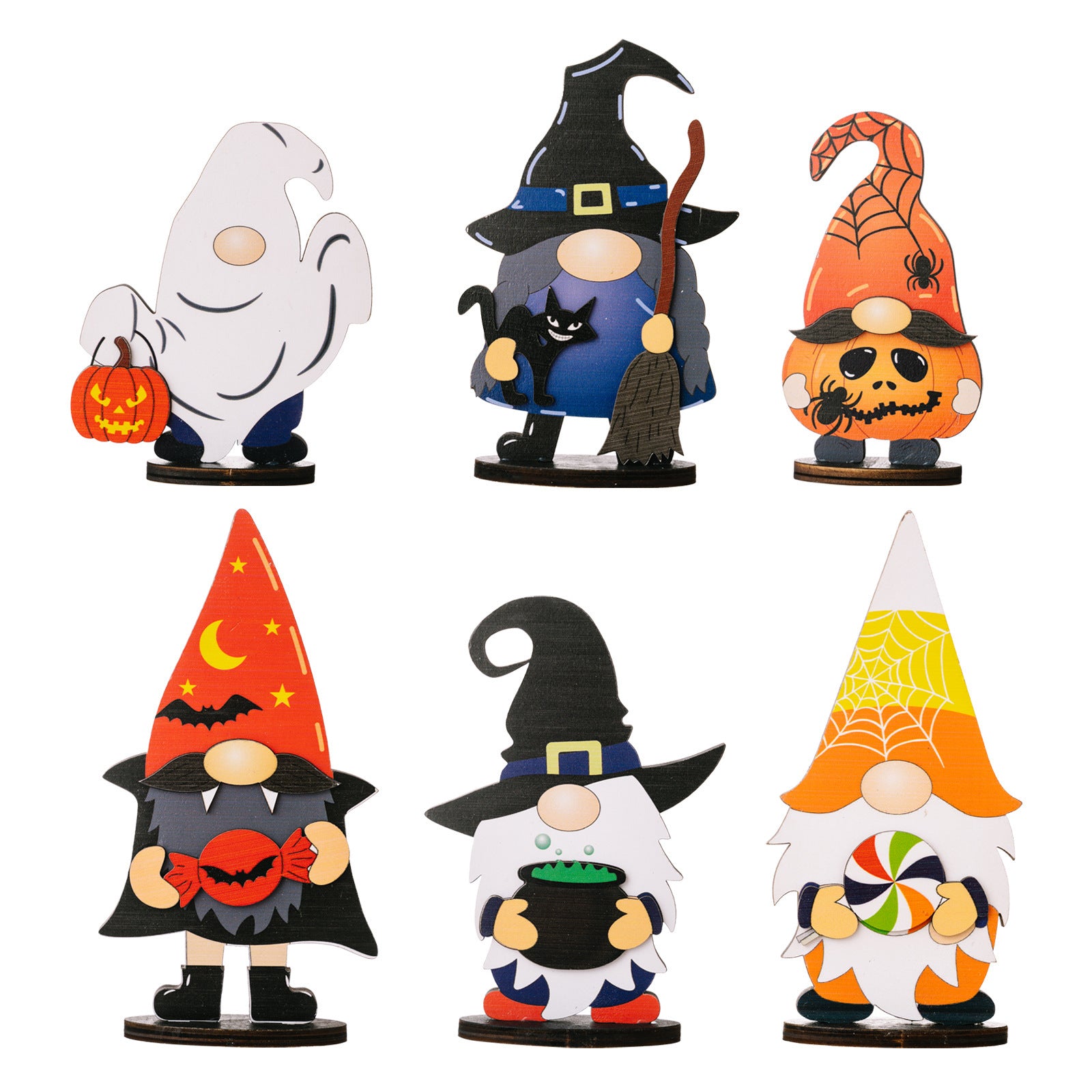 Halloween Decorations Wooden  Ornaments