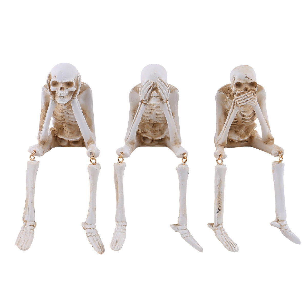 Halloween Skull Resin Decoration
