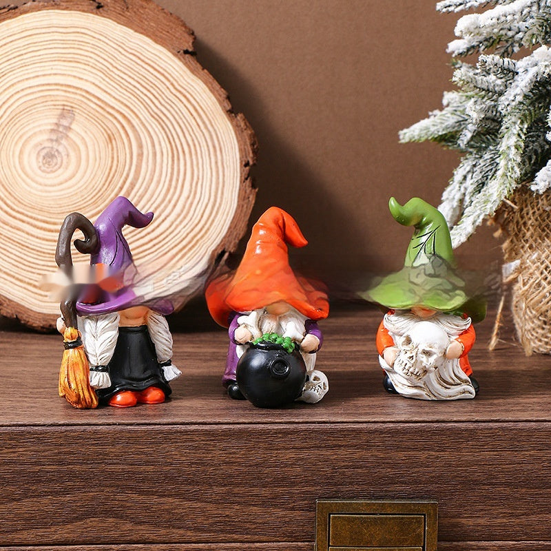 Dwarf Elf Helloween Resin Decorations