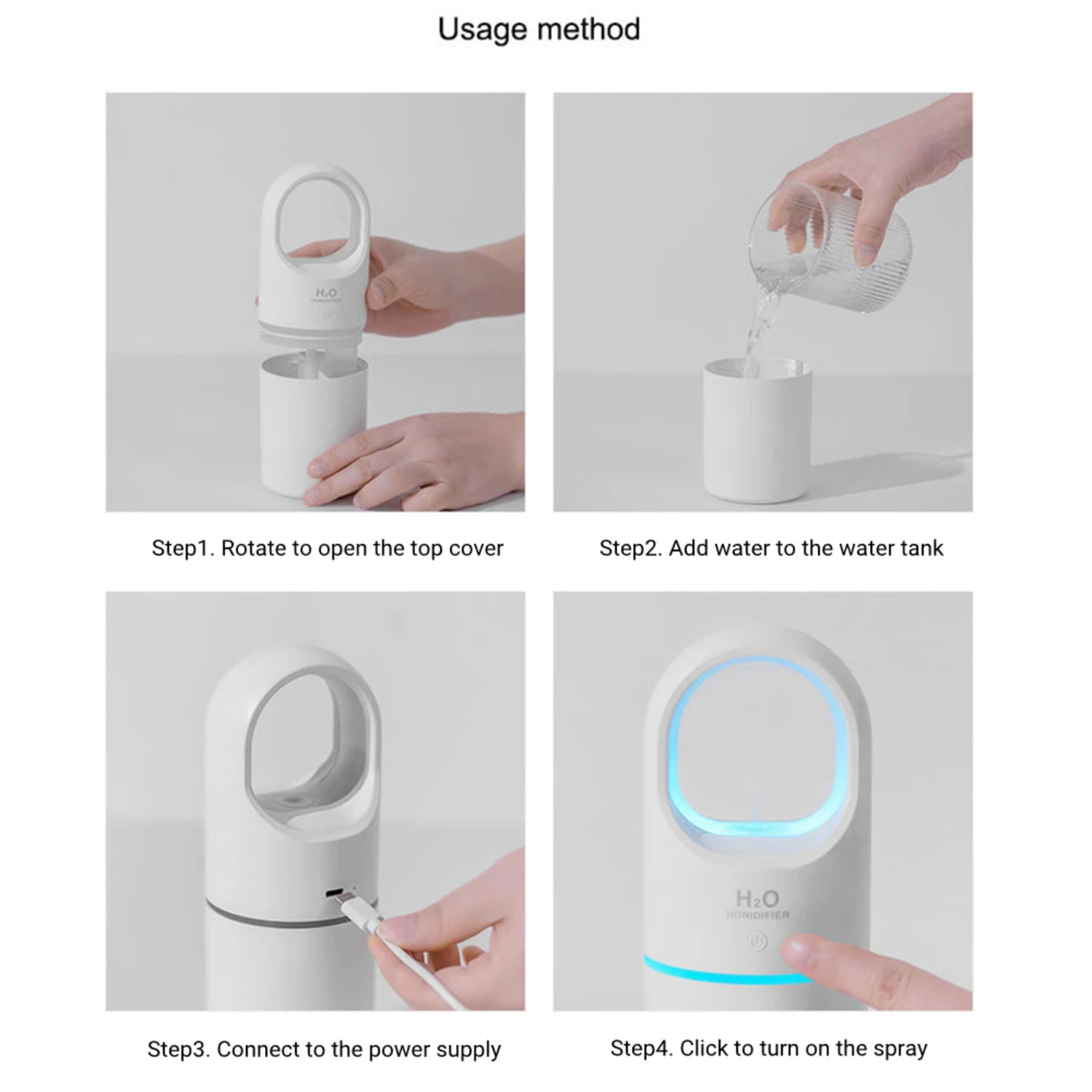 NEW Enhanced Mini Ultrasonic Air Humidifier