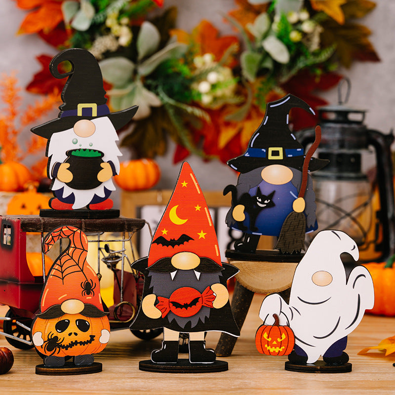 Halloween Decorations Wooden  Ornaments