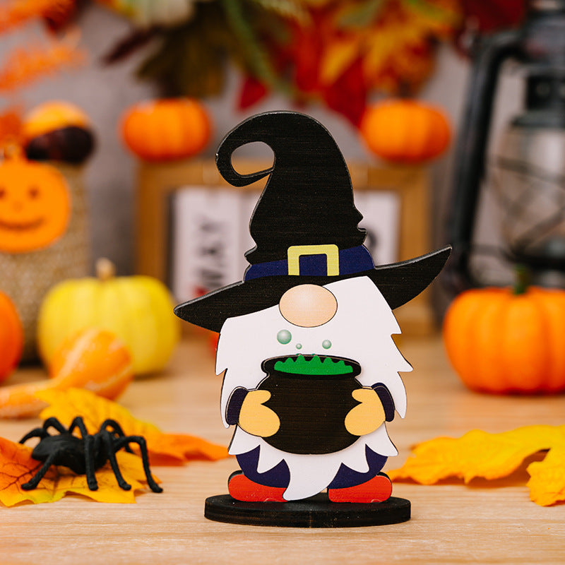 Halloween Decorations Wooden  Ornaments