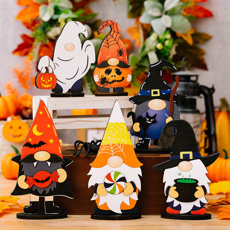 Halloween Decorations Wooden  Ornaments
