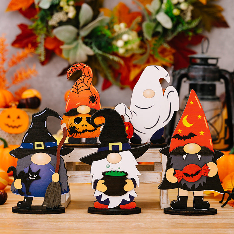 Halloween Decorations Wooden  Ornaments