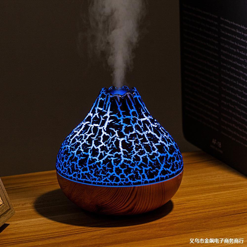Volcano Humidifier Seven-color Ambience Light