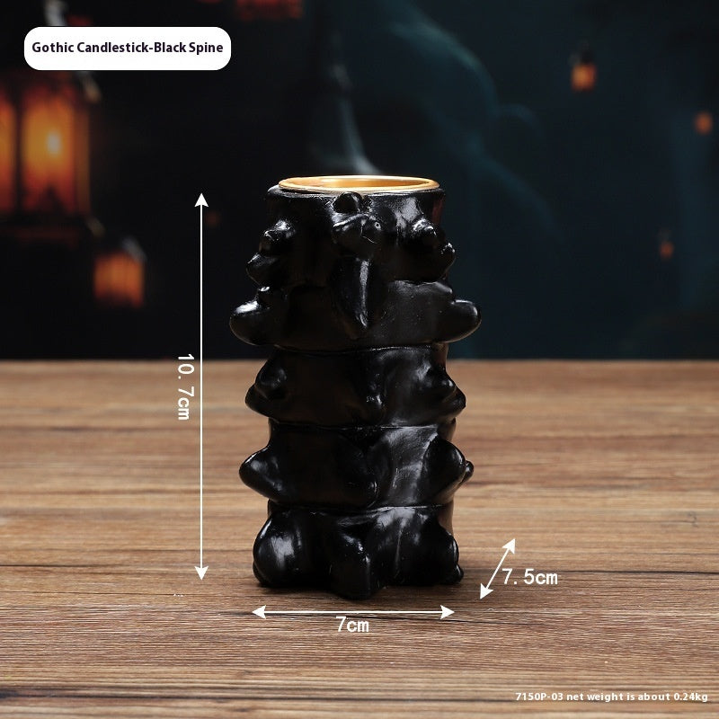 Halloween Heart Candlestick Decoration