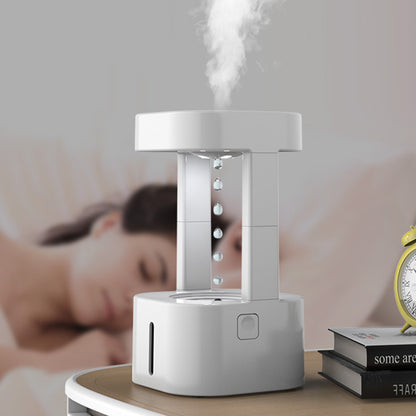 Creative Anti-gravity Water Drop Humidifier With 580ML Water Tank