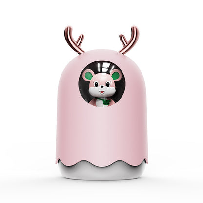 Mini Air Humidifier Machine With Lamp For Home