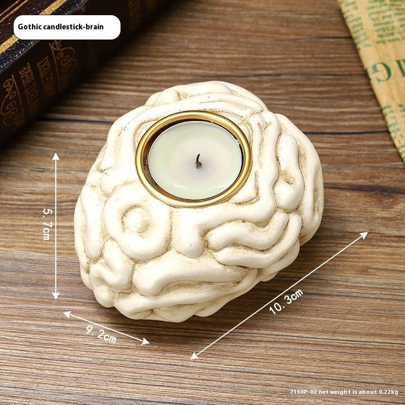Halloween Heart Candlestick Decoration
