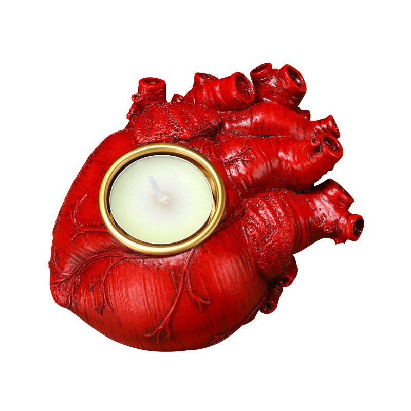 Halloween Heart Candlestick Decoration