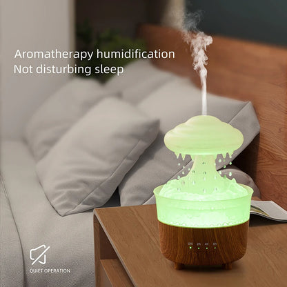 Rain Cloud Humidifier With Raining Water Drop Sound