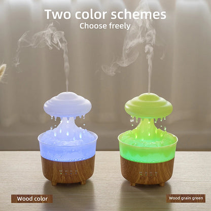 Rain Cloud Humidifier With Raining Water Drop Sound