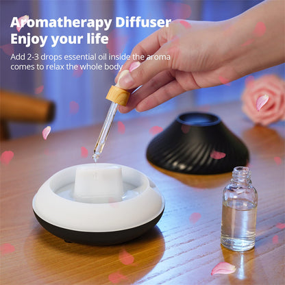 Volcanic Flame Aroma Diffuser with LED Light