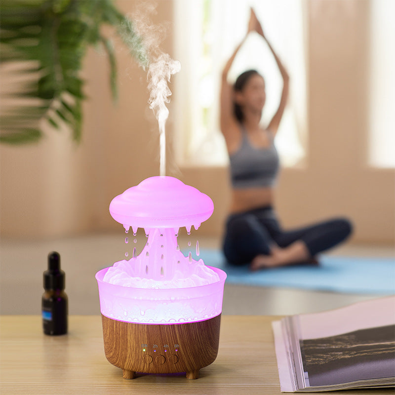 Rain Cloud Humidifier With Raining Water Drop Sound