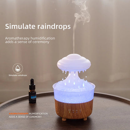 Rain Cloud Humidifier With Raining Water Drop Sound